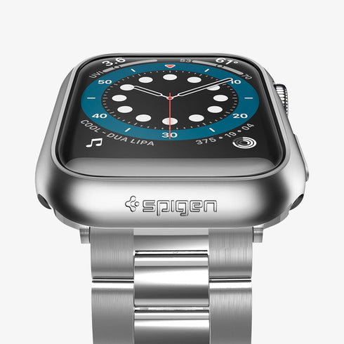 ACS05458 - Apple Watch Ultra (Apple Watch (49mm)) Case Thin Fit in black showing the front
